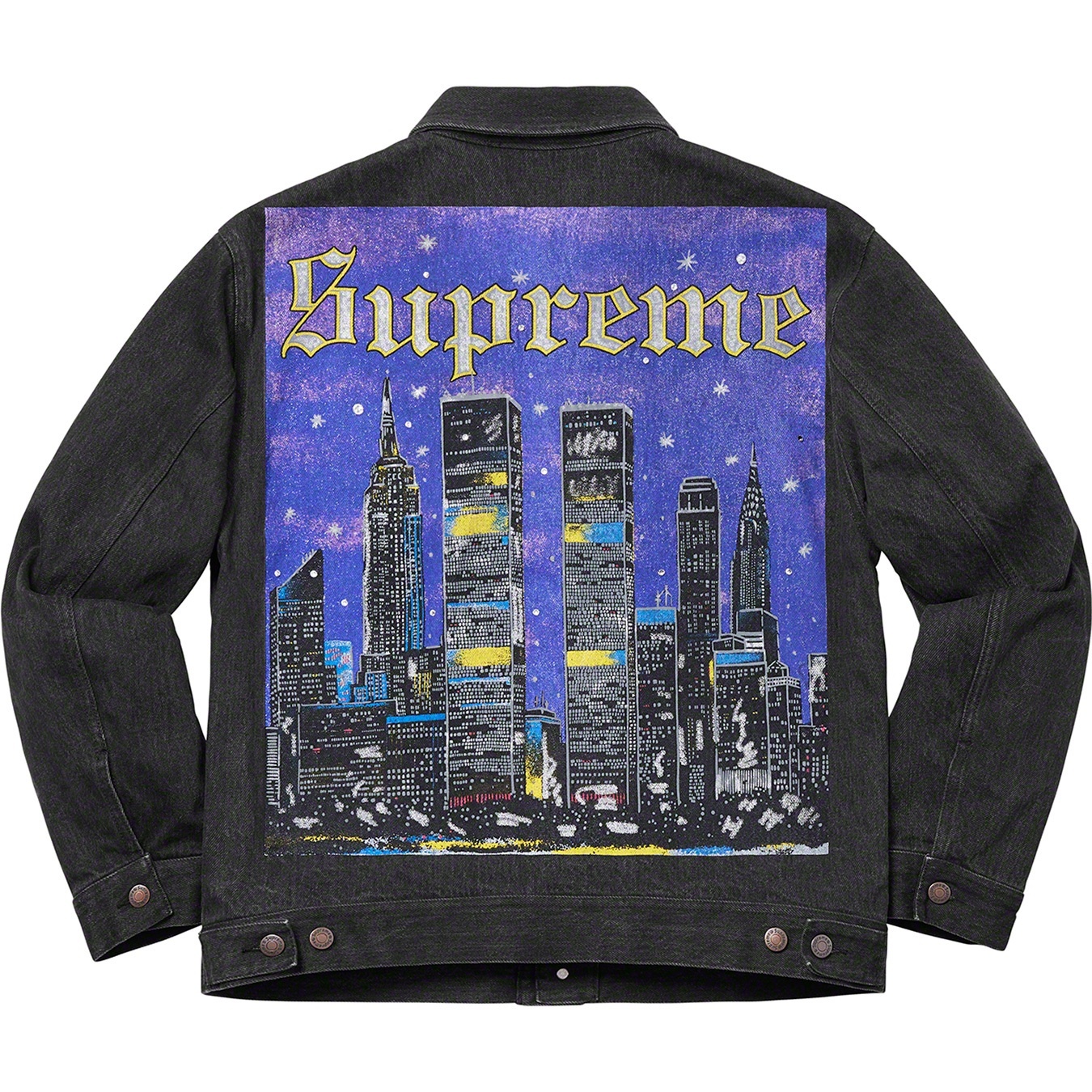 New York Painted Trucker Jacket view 7